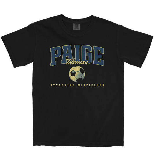 PAIGE THOMAS RETRO BLACK TEE