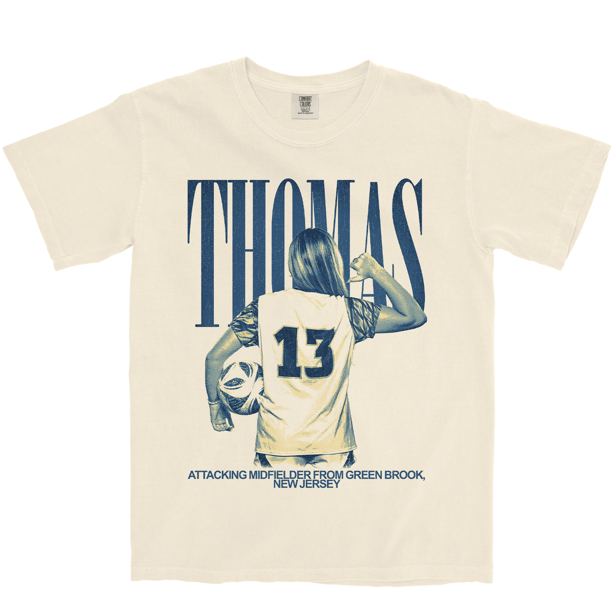 PAIGE THOMAS VINTAGE IVORY TEE