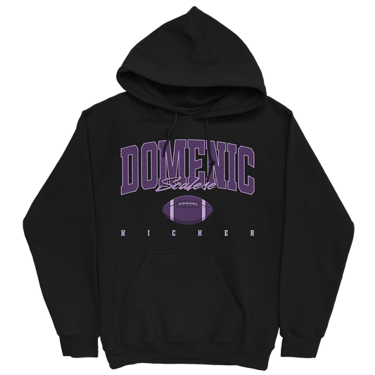 DOMENIC SCALESE RETRO BLACK HOODIE