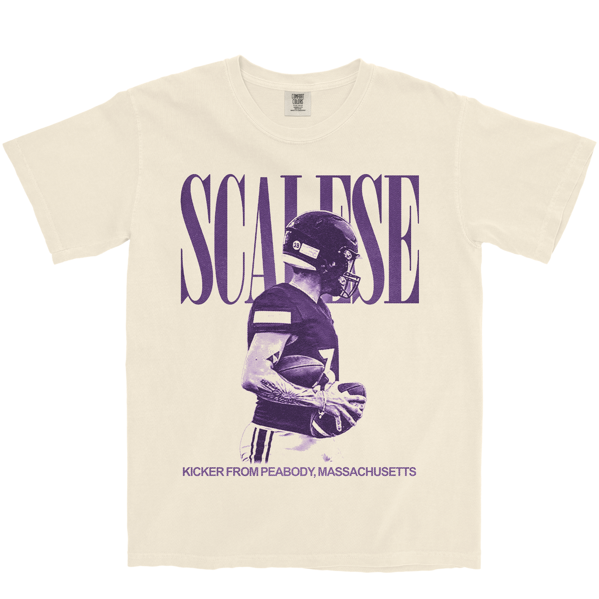 DOMENIC SCALESE VINTAGE IVORY TEE