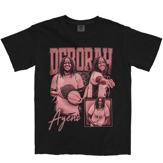 DEBORAH AYENI GRAPHIC BLACK TEE