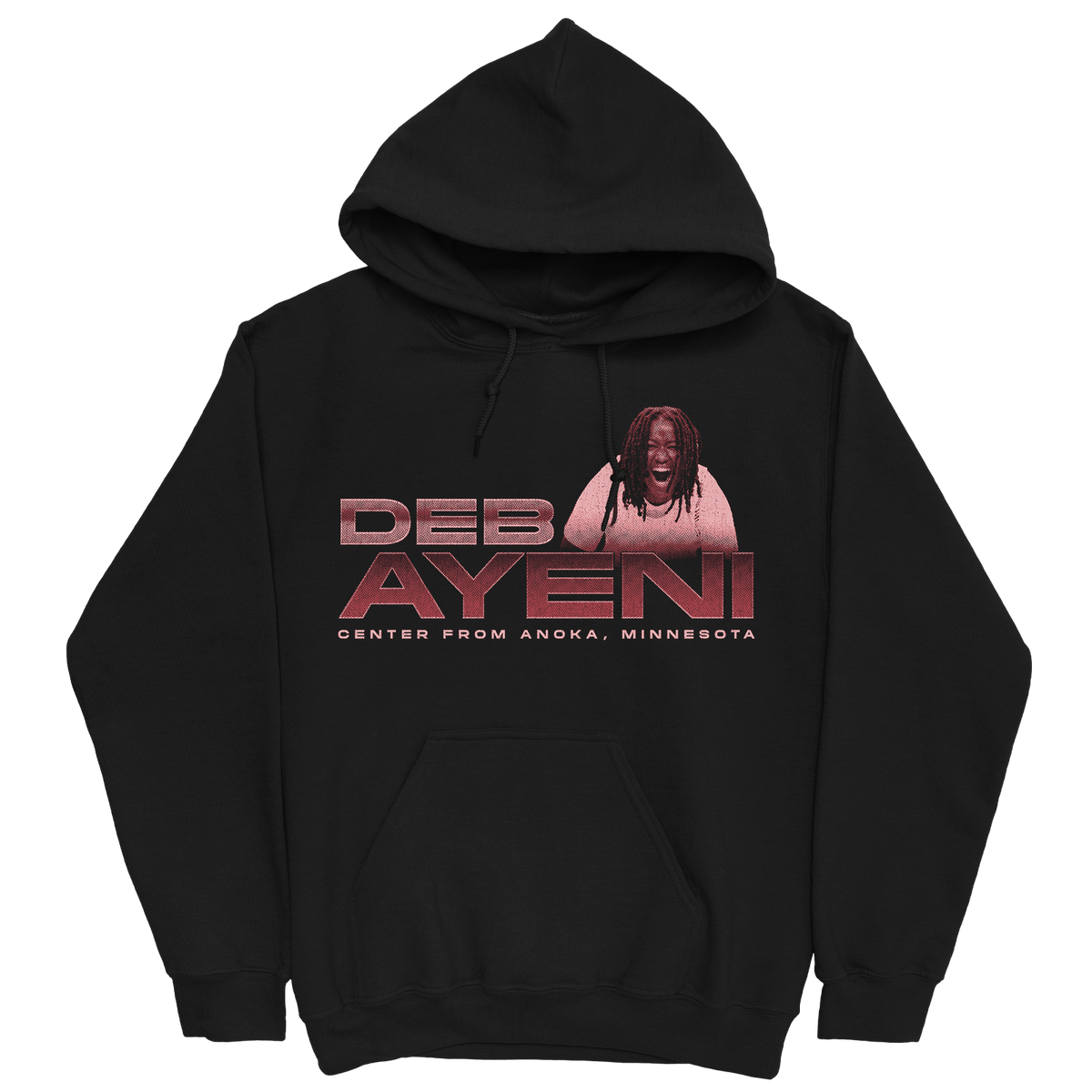 DEBORAH AYENI RETRO BLACK HOODIE