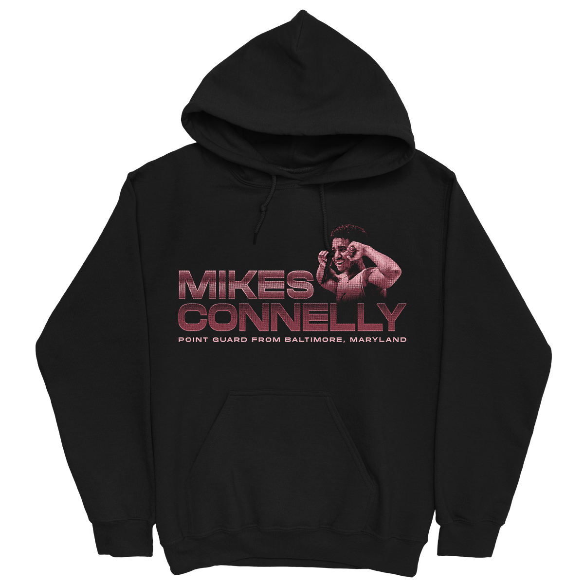 MIKES CONNELLY RETRO BLACK HOODIE