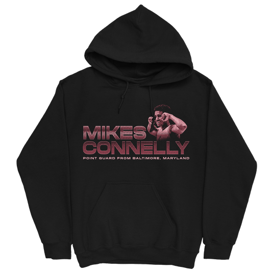 MIKES CONNELLY RETRO BLACK HOODIE