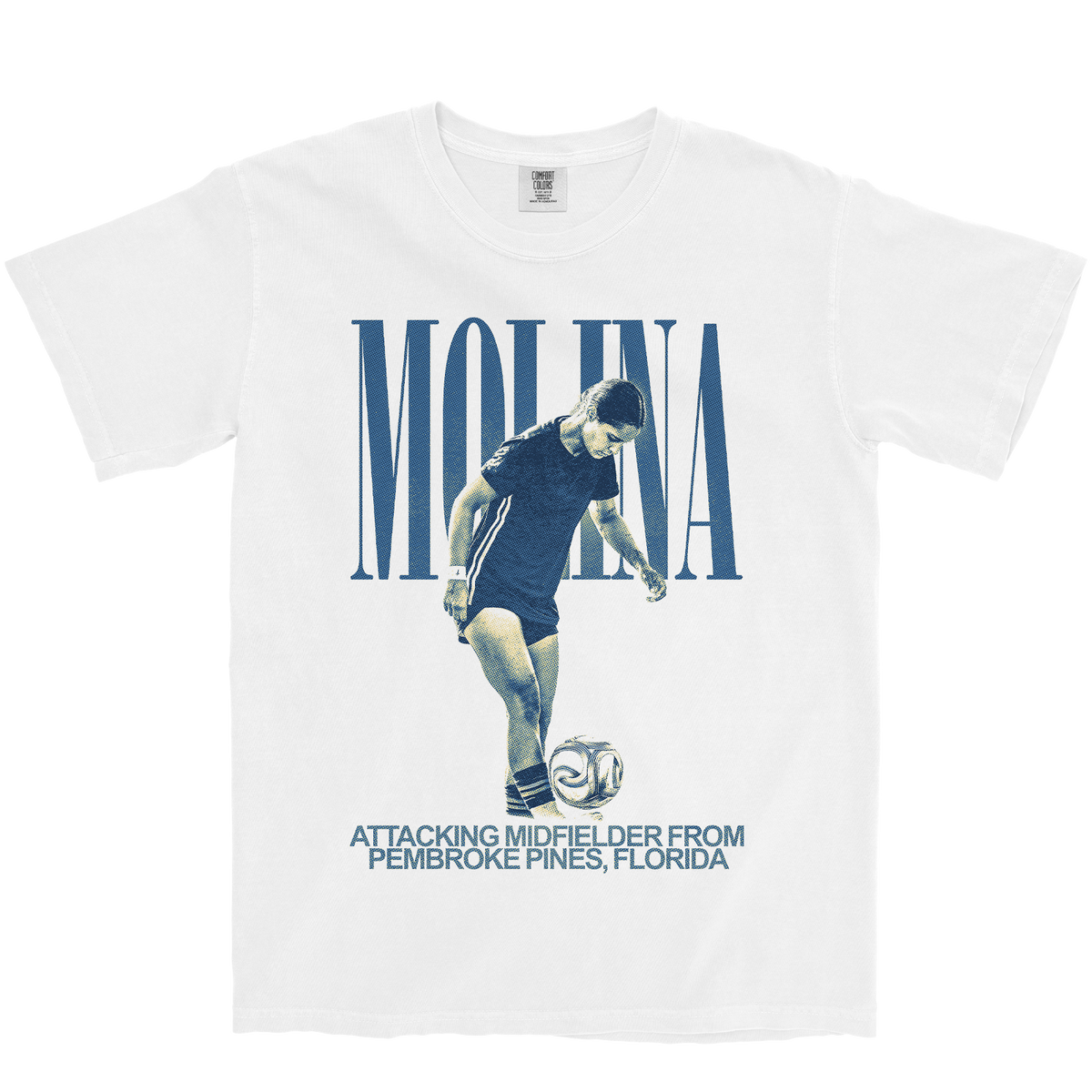 LEYLA MOLINA VINTAGE WHITE TEE