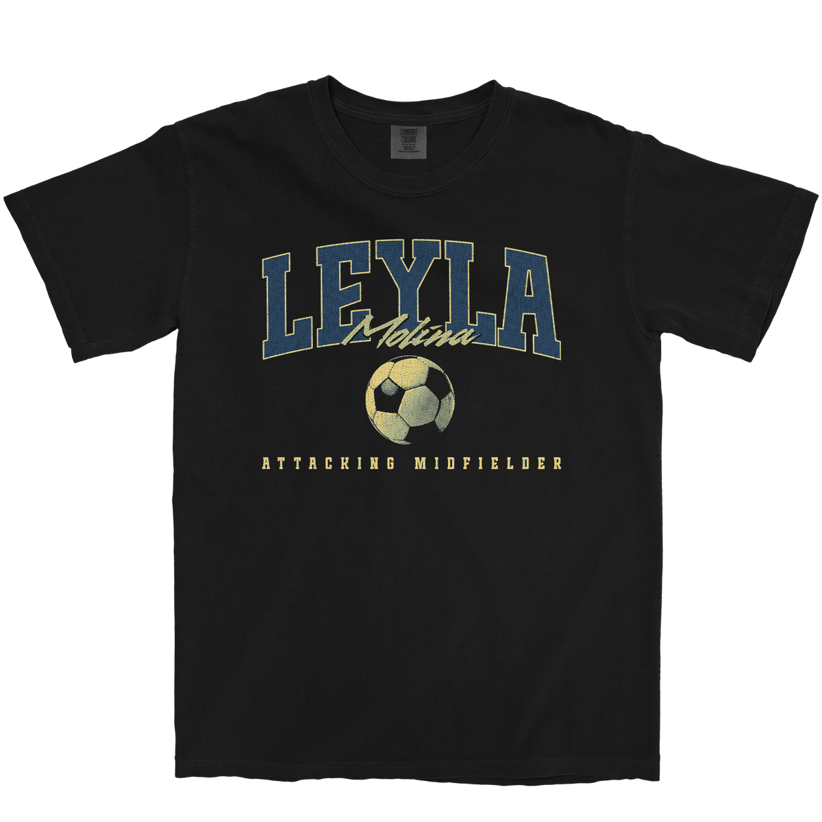 LEYLA MOLINA RETRO BLACK TEE