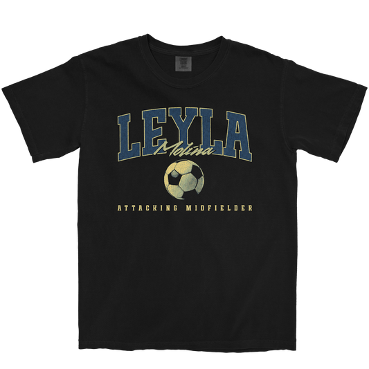 LEYLA MOLINA RETRO BLACK TEE