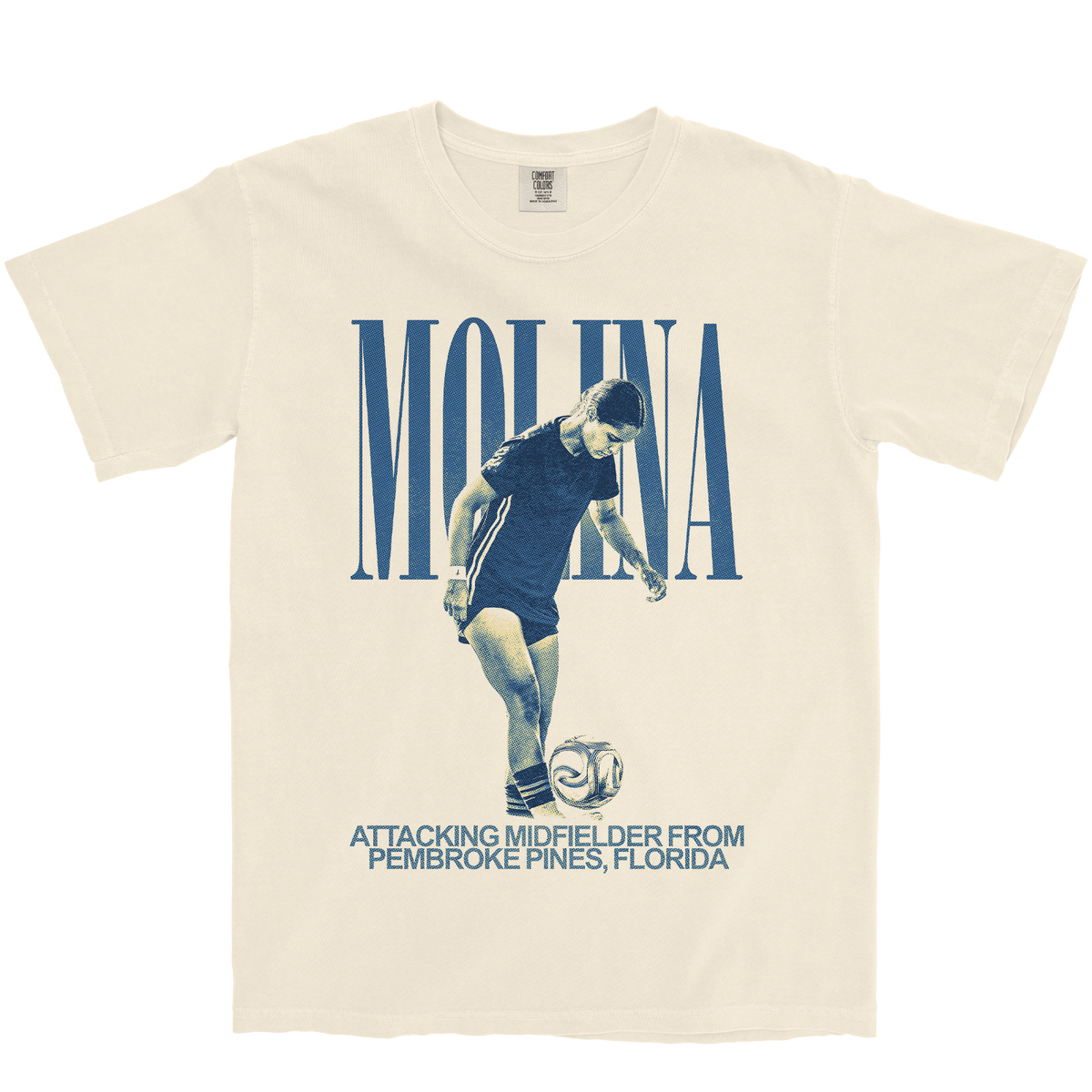 LEYLA MOLINA VINTAGE IVORY TEE