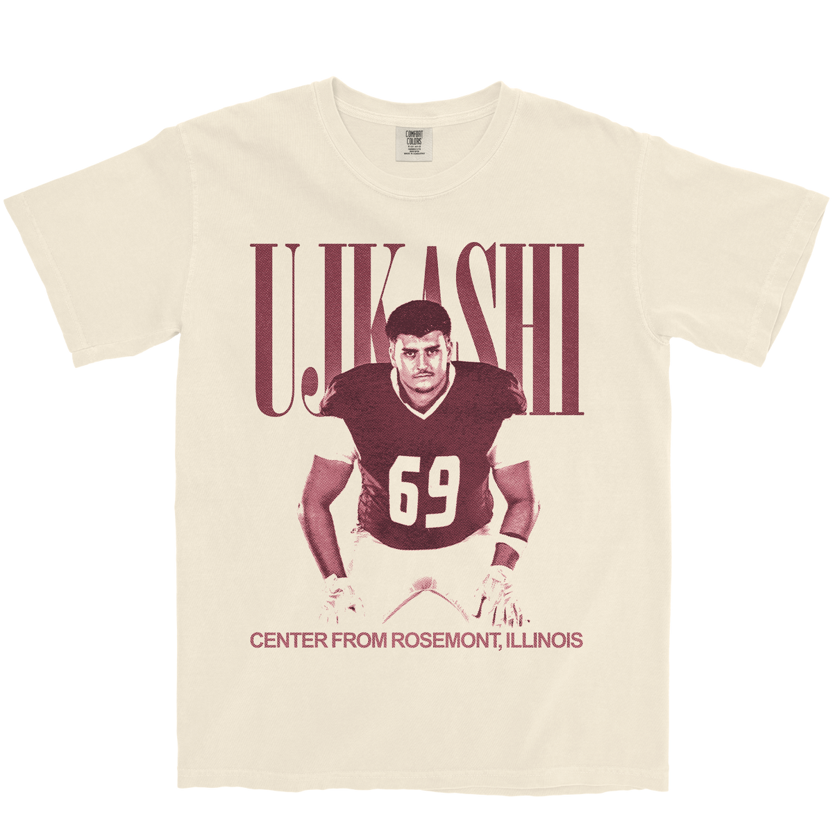 ARMEND UJKASHI VINTAGE IVORY TEE