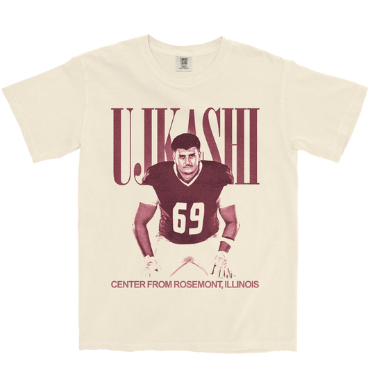 ARMEND UJKASHI VINTAGE IVORY TEE