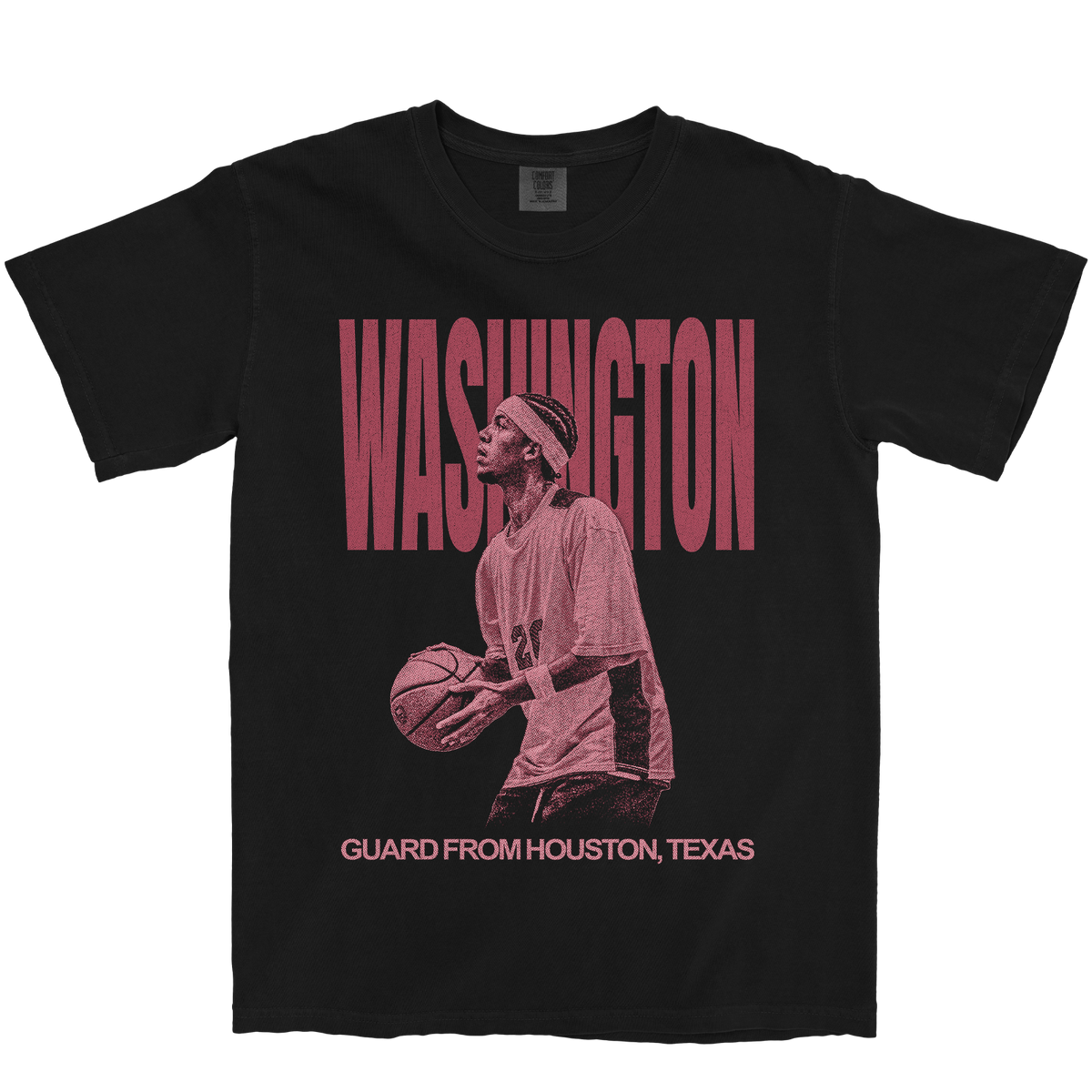 JAYDEN WASHINGTON VINTAGE BLACK TEE