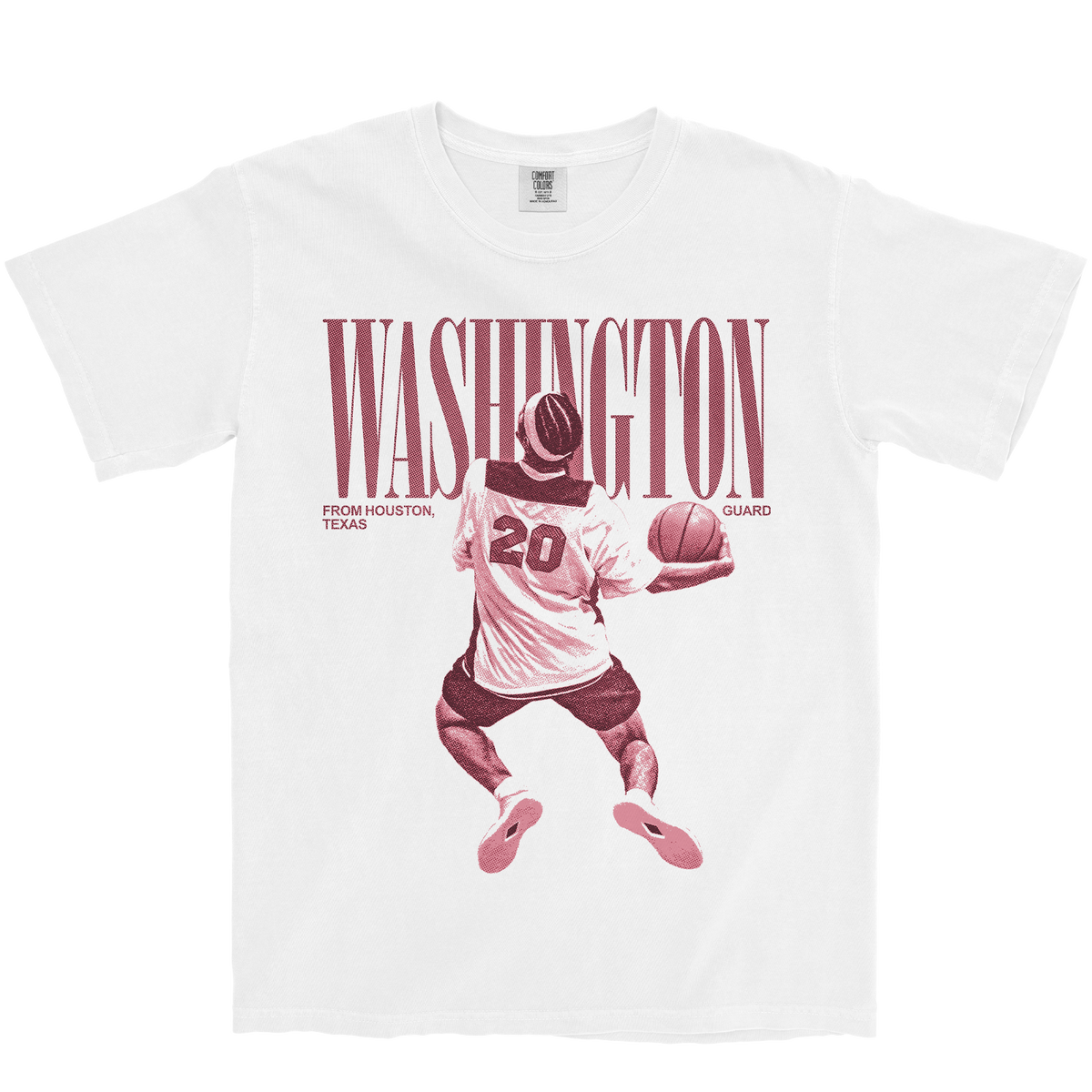 JAYDEN WASHINGTON VINTAGE WHITE TEE