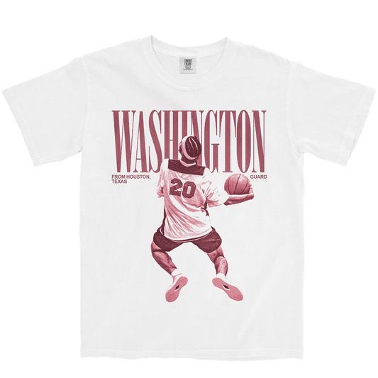 JAYDEN WASHINGTON VINTAGE WHITE TEE
