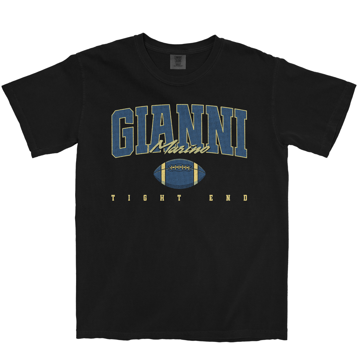 GIANNI MARINO RETRO BLACK TEE