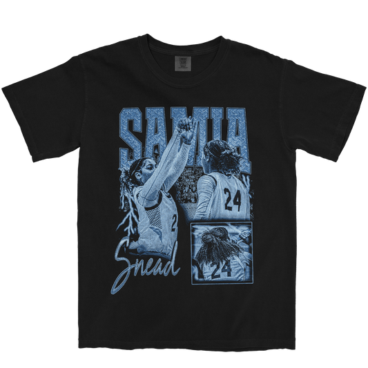 SAMIA SNEAD GRAPHIC BLACK TEE