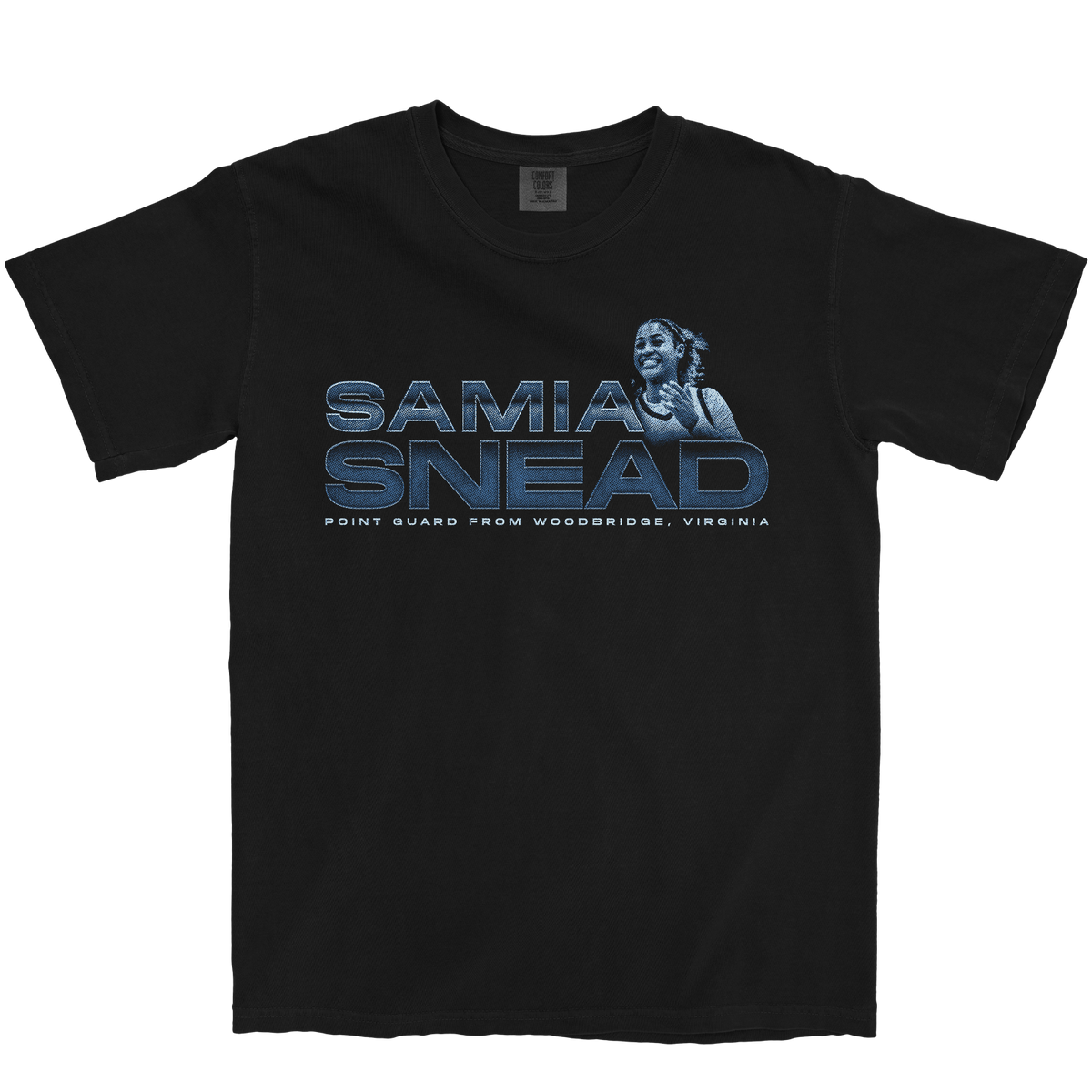 SAMIA SNEAD RETRO BLACK TEE