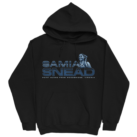 SAMIA SNEAD RETRO BLACK HOODIE