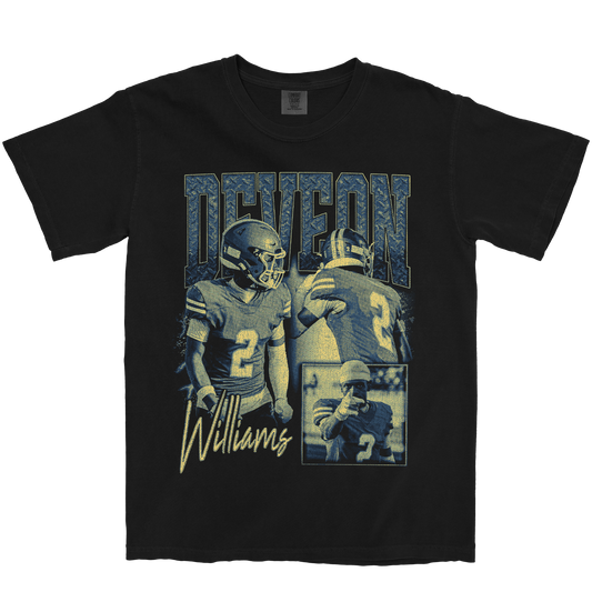 DEVEON WILLIAMS GRAPHIC BLACK TEE