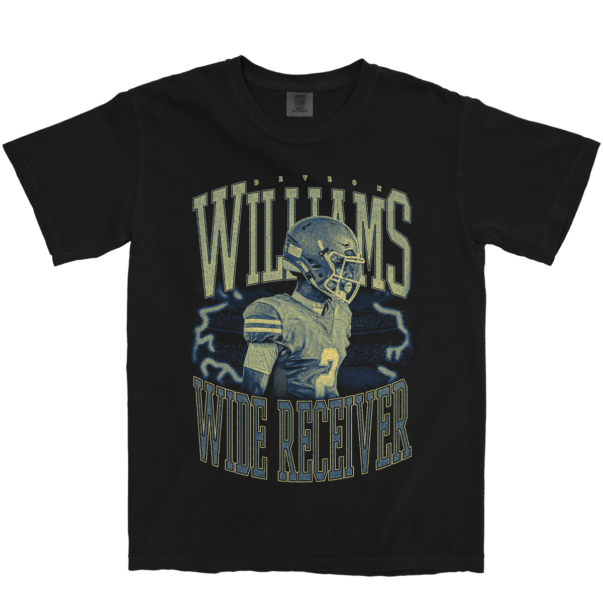 DEVEON WILLIAMS VINTAGE BLACK TEE