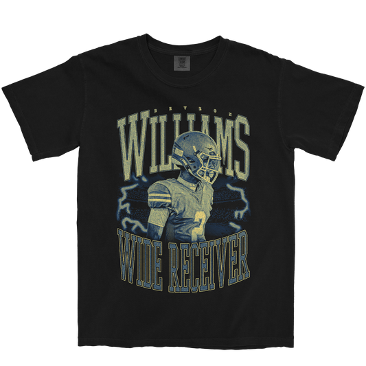 DEVEON WILLIAMS VINTAGE BLACK TEE