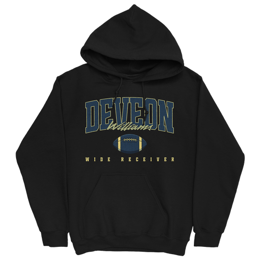 DEVEON WILLIAMS RETRO BLACK HOODIE