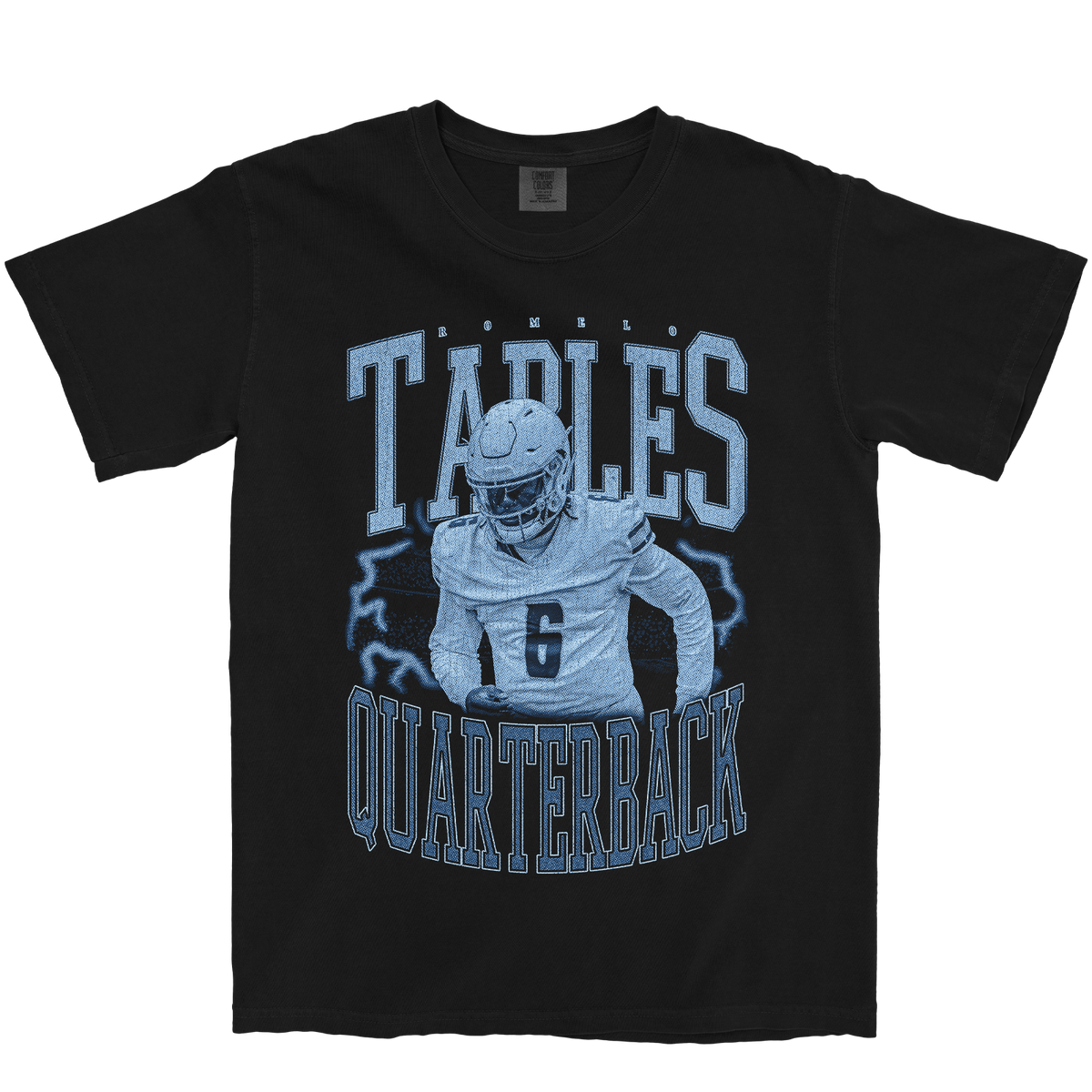 ROMELO TABLES VINTAGE BLACK TEE