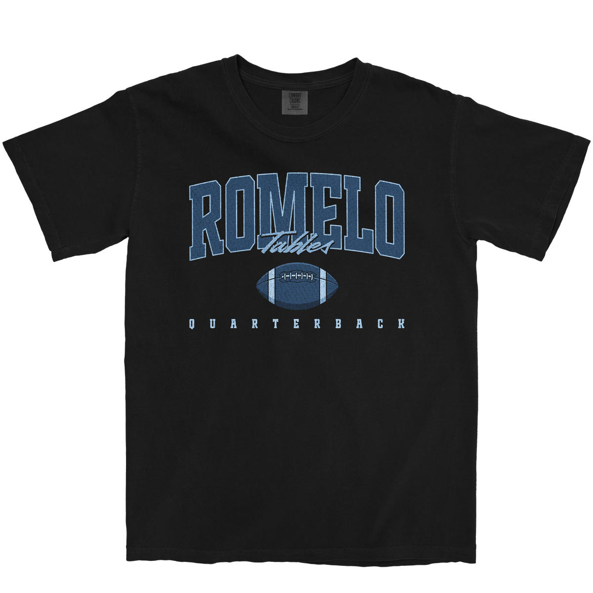ROMELO TABLES RETRO BLACK TEE