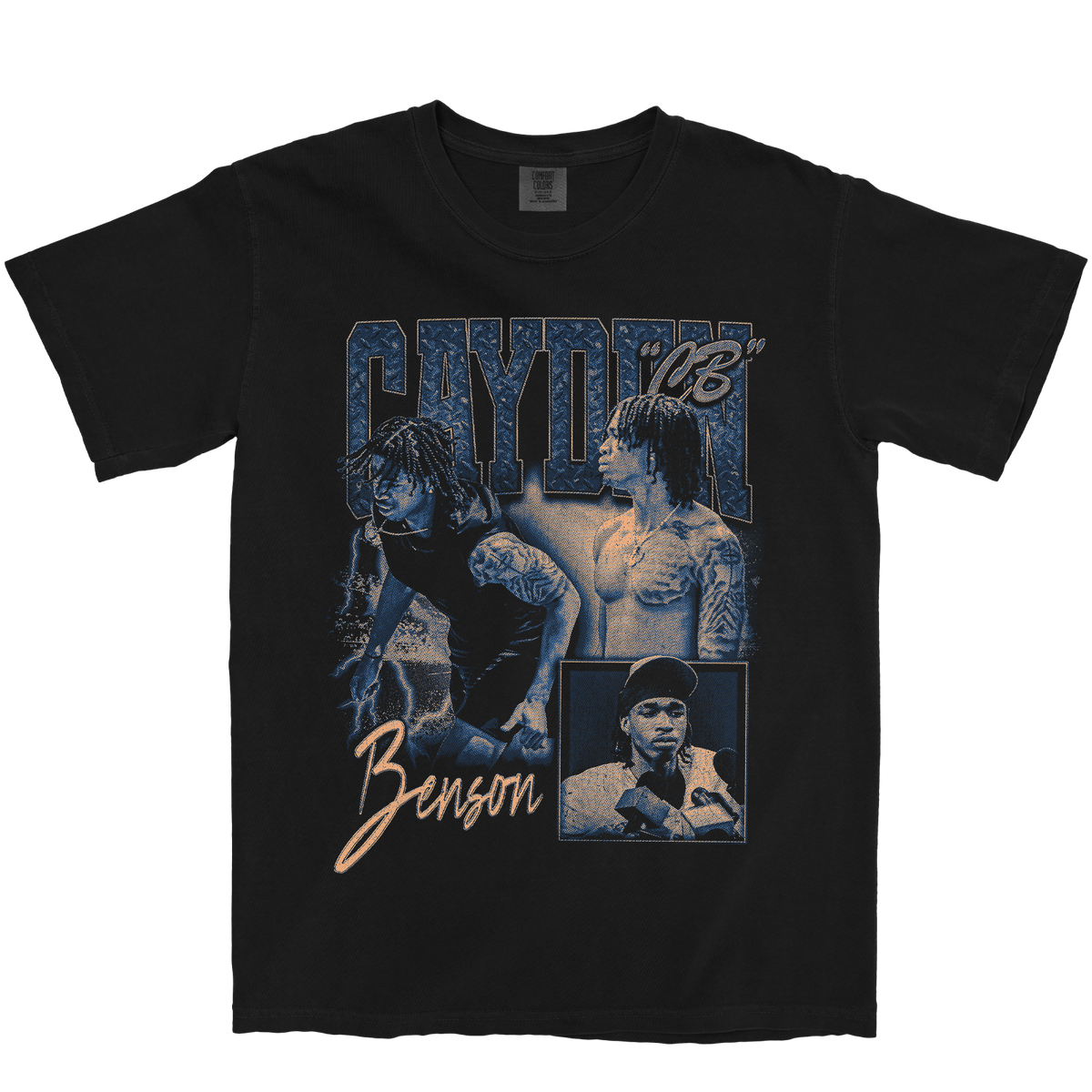 CAYDEN BENSON GRAPHIC BLACK TEE