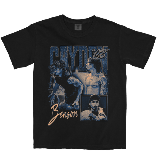 CAYDEN BENSON GRAPHIC BLACK TEE