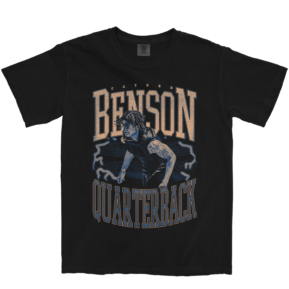 CAYDEN BENSON VINTAGE BLACK TEE