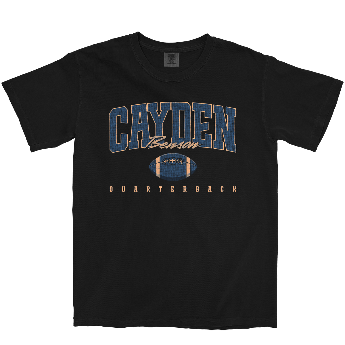 CAYDEN BENSON RETRO BLACK TEE