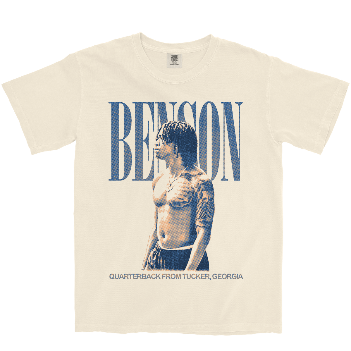 CAYDEN BENSON VINTAGE IVORY TEE