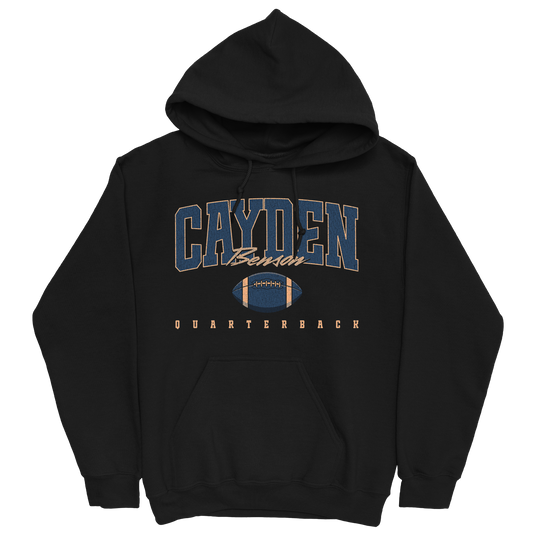 CAYDEN BENSON RETRO BLACK HOODIE