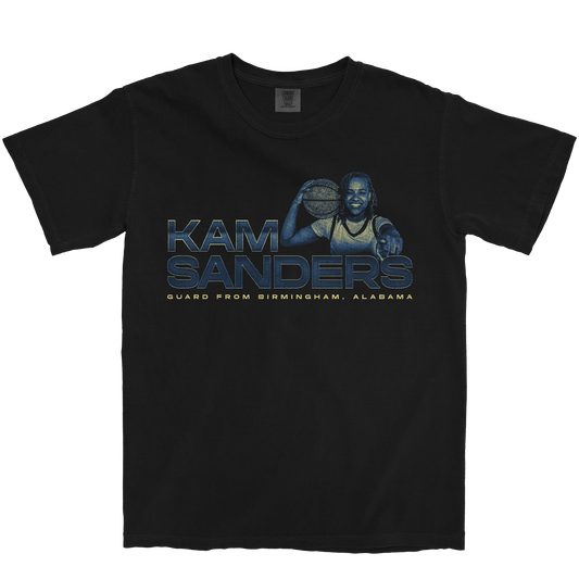 KAMERON SANDERS RETRO BLACK TEE