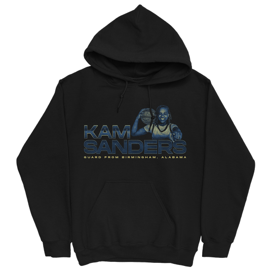 KAMERON SANDERS RETRO BLACK HOODIE