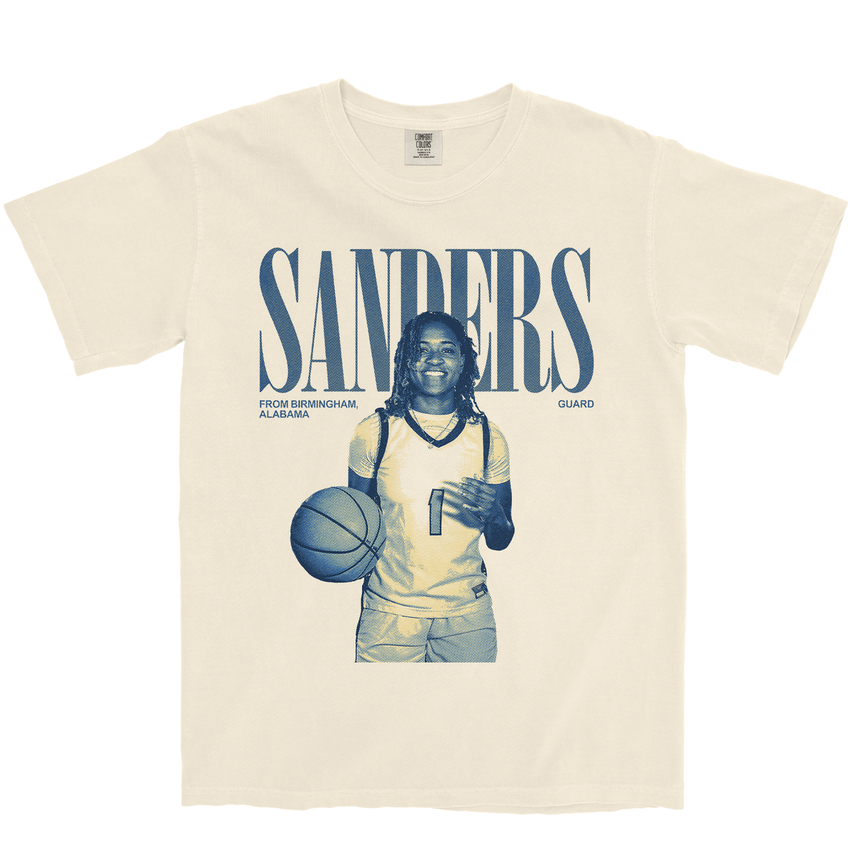 KAMERON SANDERS VINTAGE IVORY TEE