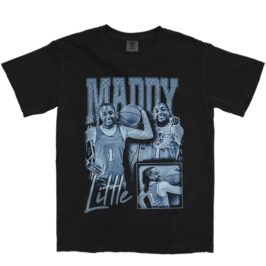 MADDY LITTLE GRAPHIC BLACK TEE