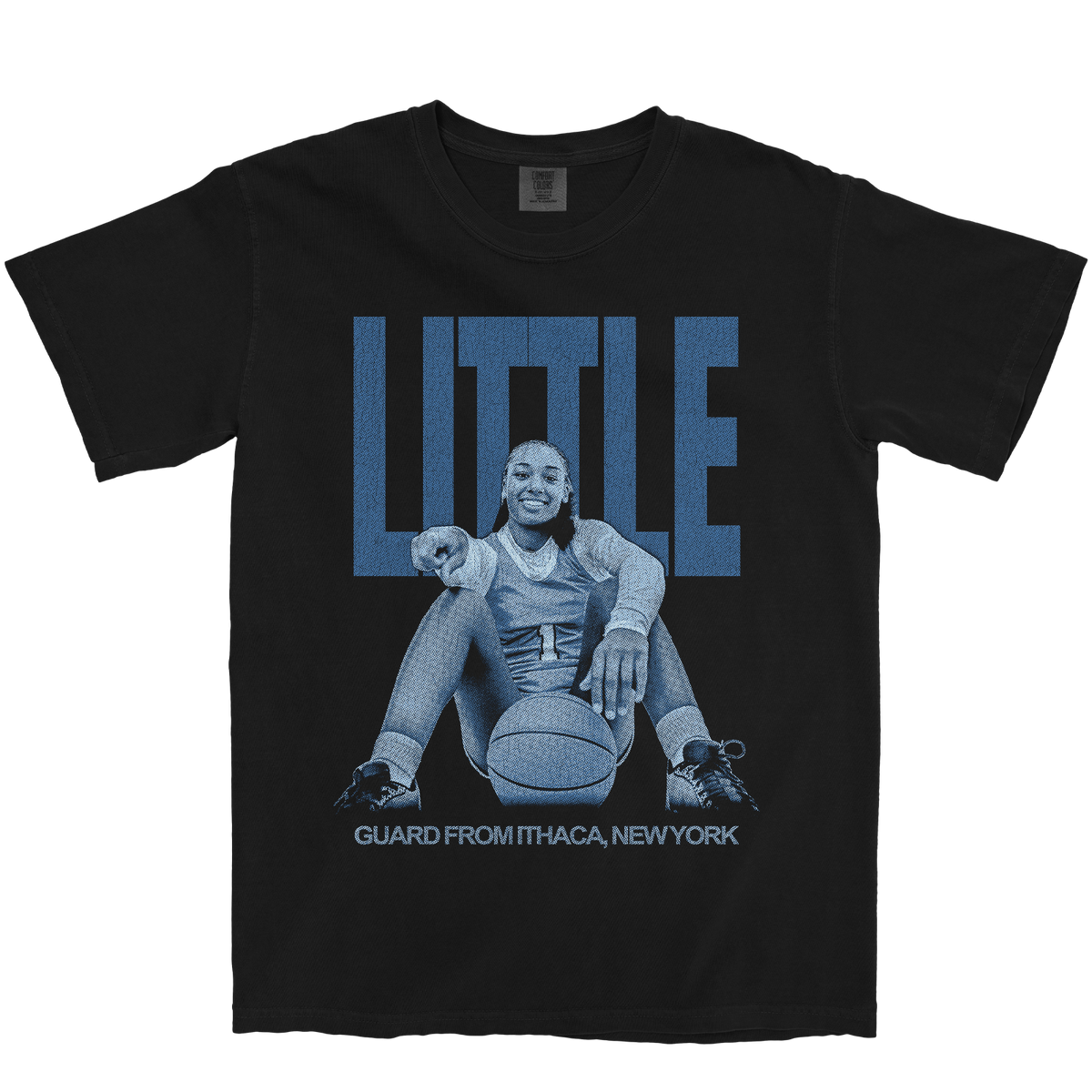 MADDY LITTLE VINTAGE BLACK TEE