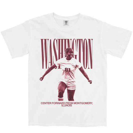 JORDYN WASHINGTON VINTAGE WHITE TEE