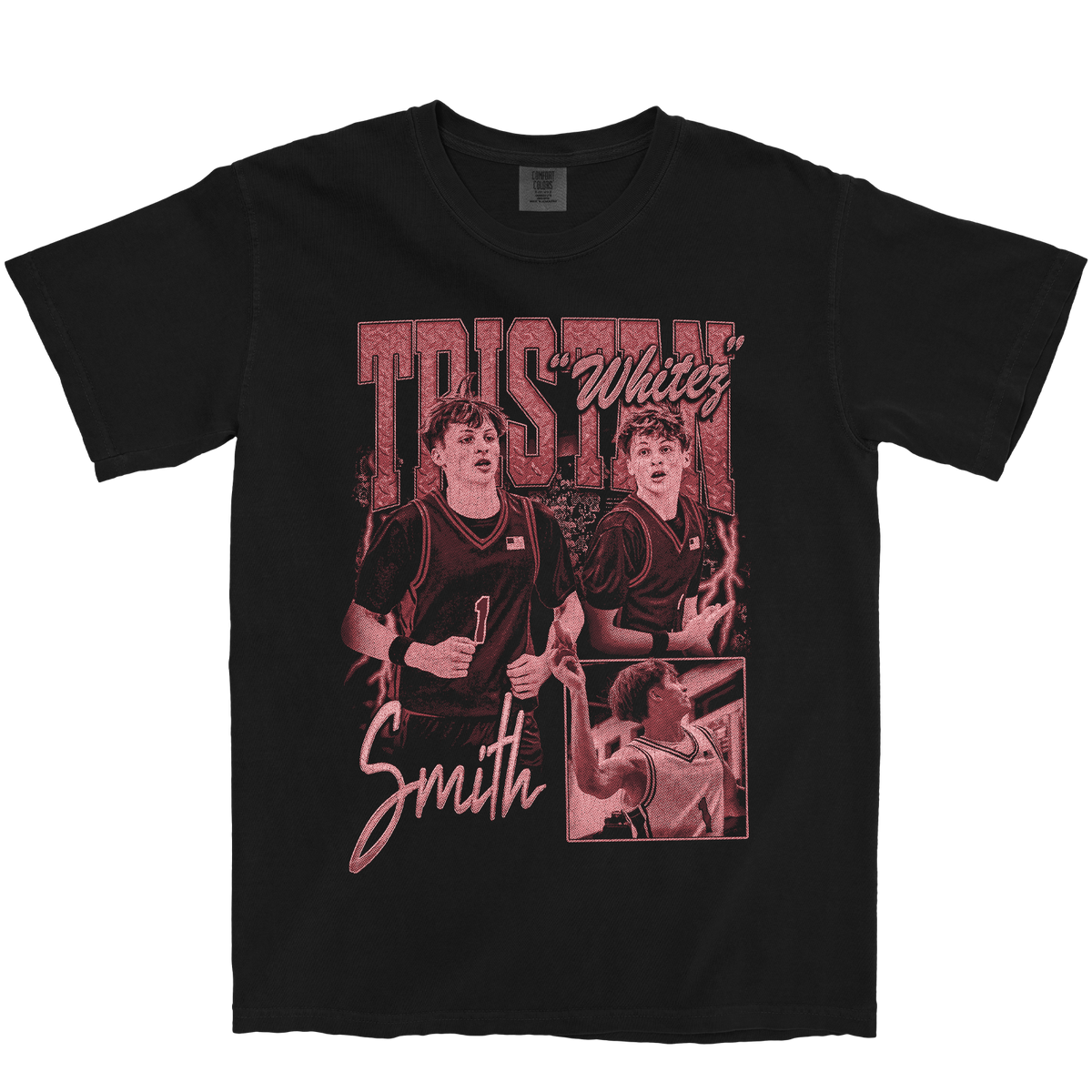 TRISTAN SMITH GRAPHIC BLACK TEE