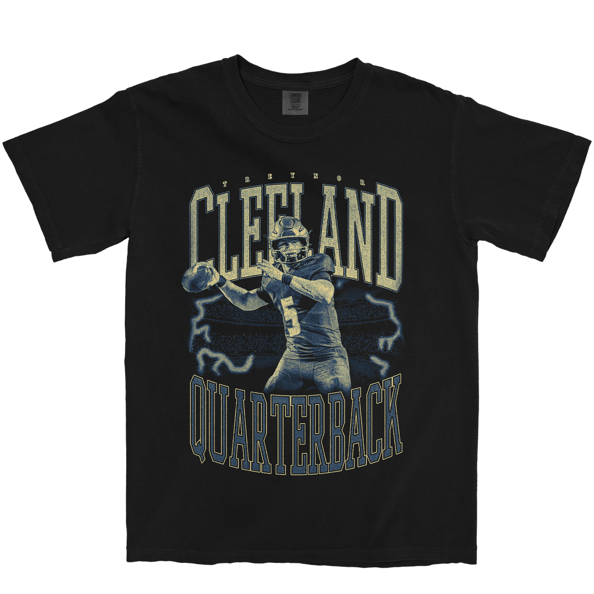 TREYNOR CLEELAND VINTAGE BLACK TEE