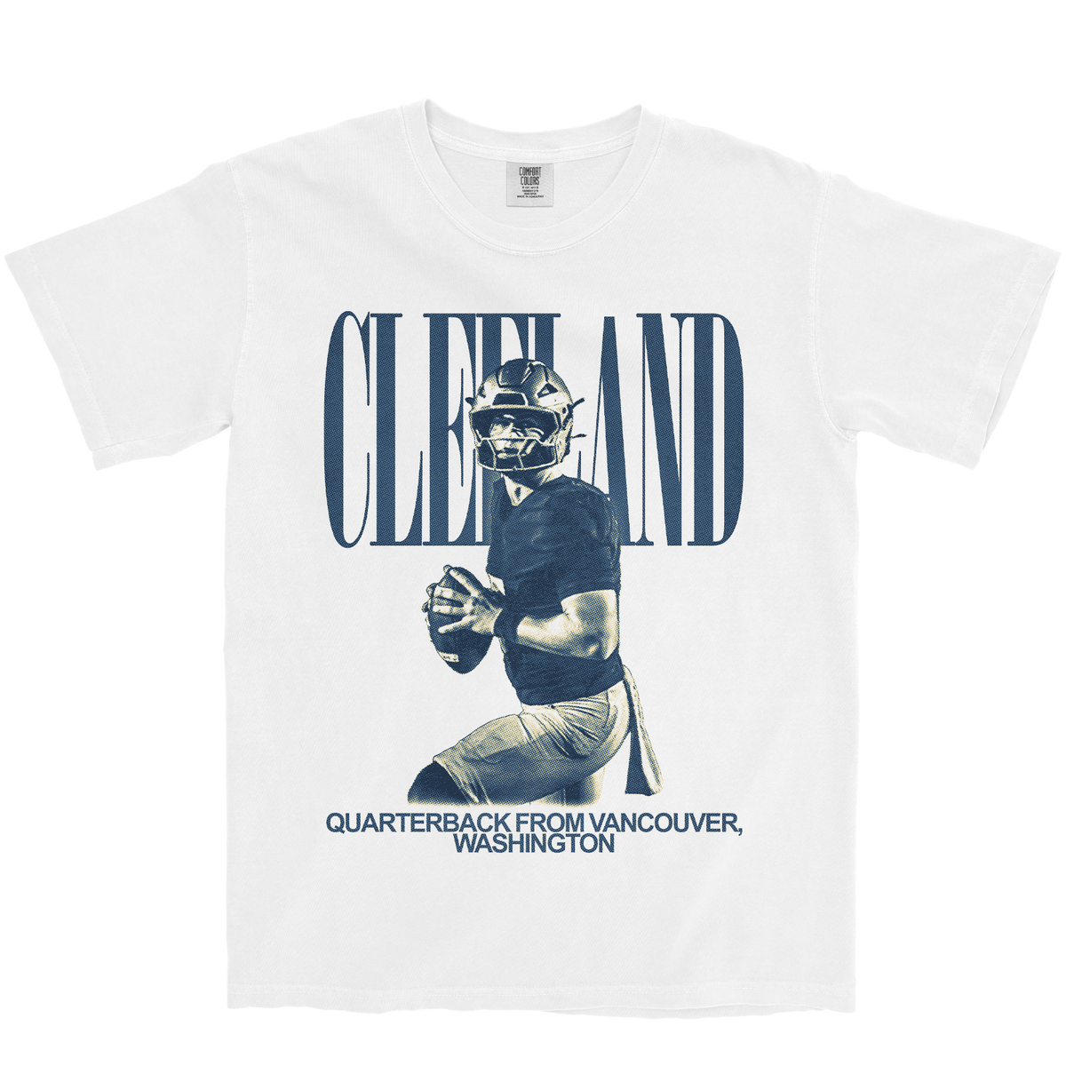 TREYNOR CLEELAND VINTAGE WHITE TEE