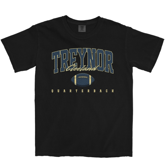 TREYNOR CLEELAND RETRO BLACK TEE