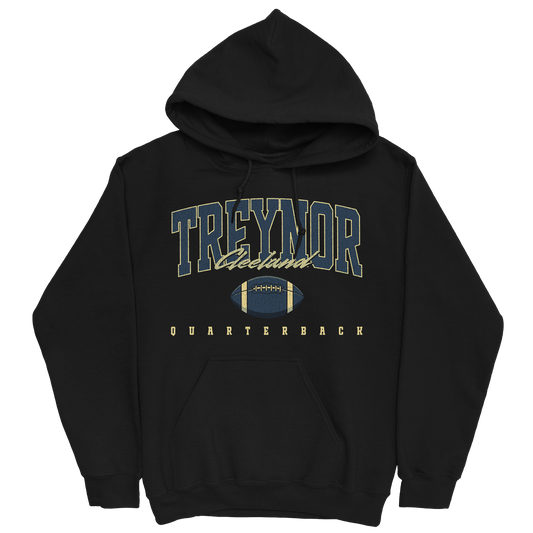 TREYNOR CLEELAND RETRO BLACK HOODIE