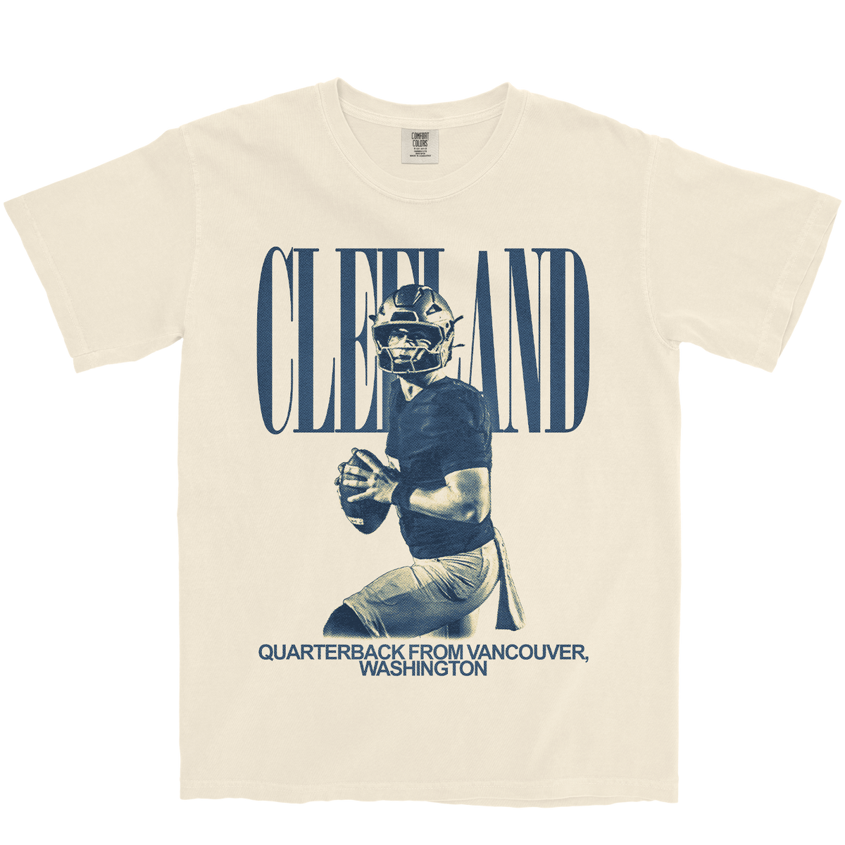 TREYNOR CLEELAND VINTAGE IVORY TEE