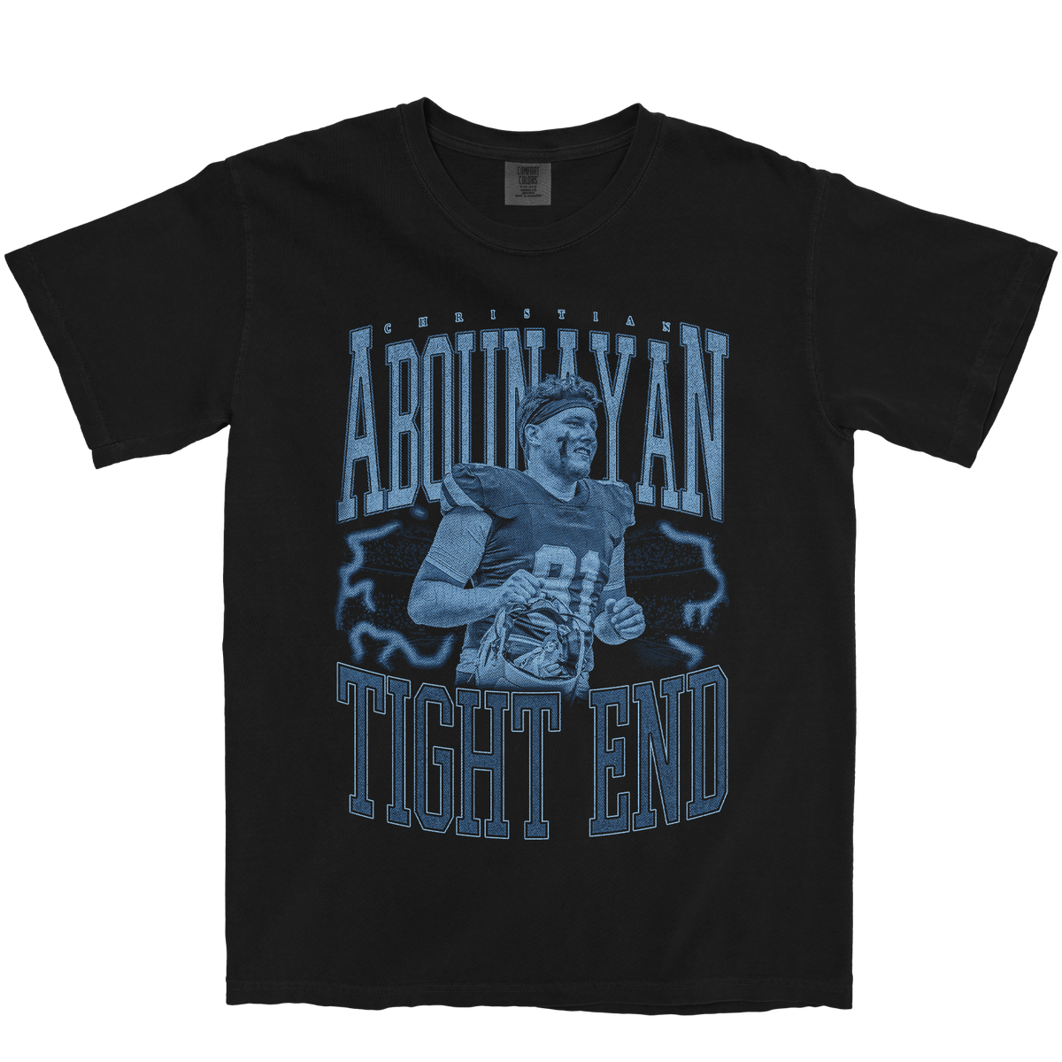 CHRISTIAN ABOUNAYAN VINTAGE BLACK TEE