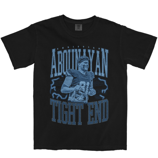 CHRISTIAN ABOUNAYAN VINTAGE BLACK TEE