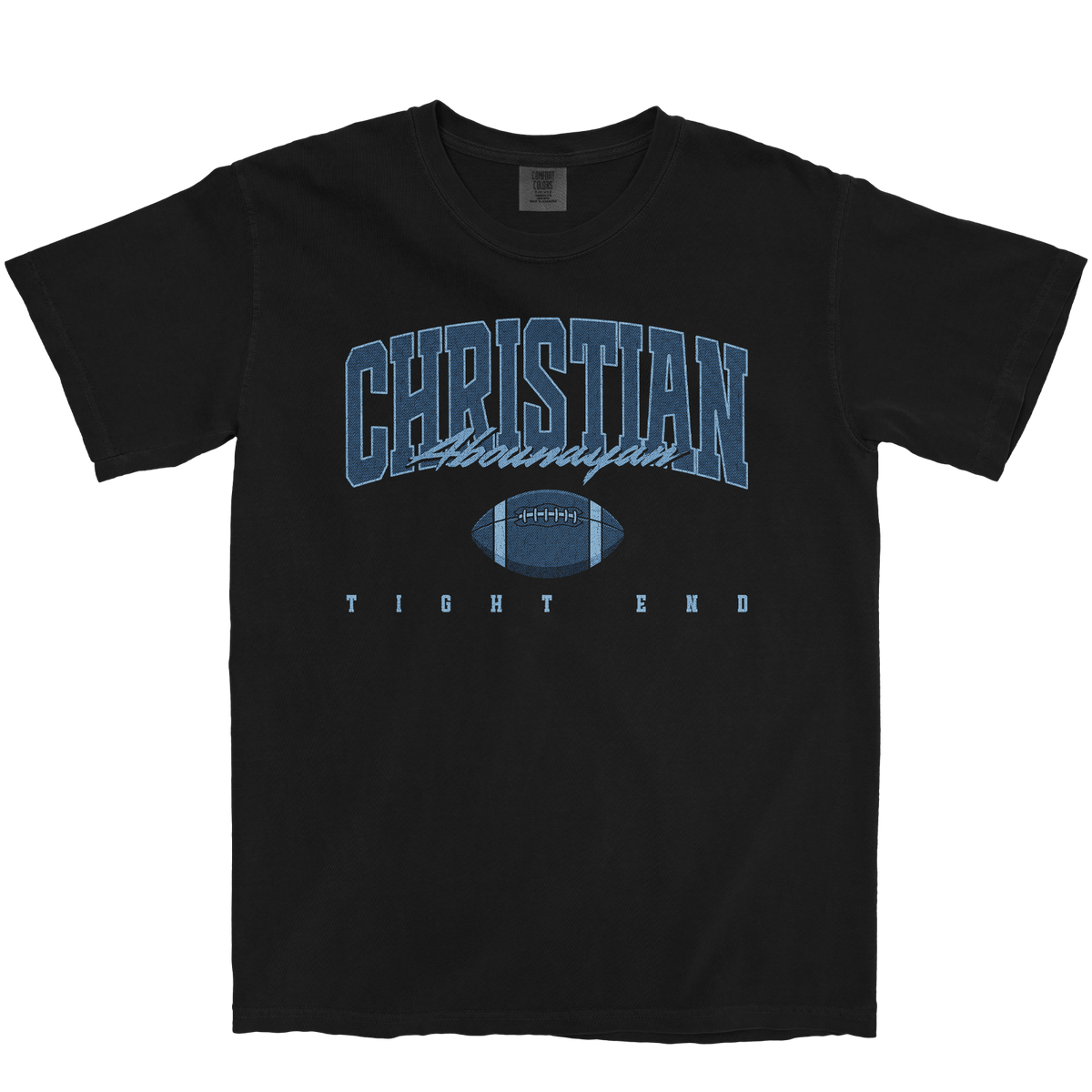 CHRISTIAN ABOUNAYAN RETRO BLACK TEE