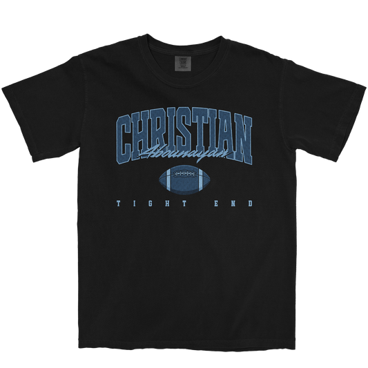 CHRISTIAN ABOUNAYAN RETRO BLACK TEE