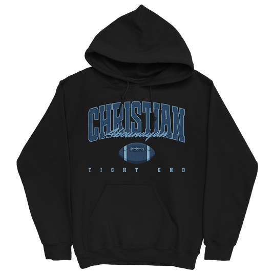 CHRISTIAN ABOUNAYAN RETRO BLACK HOODIE